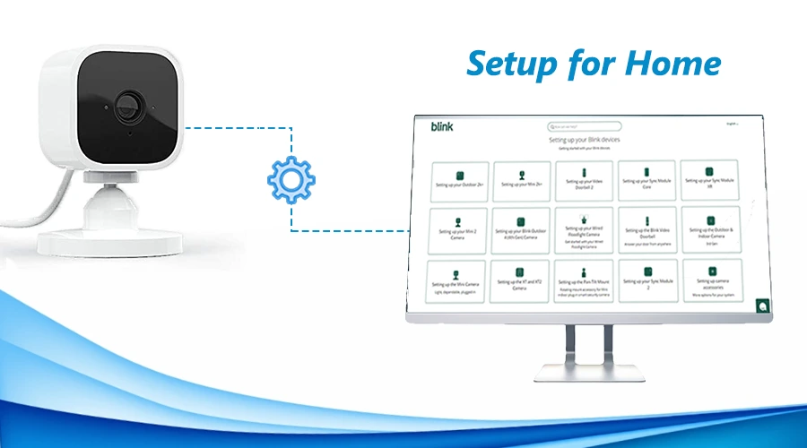 Blink camera setup for home